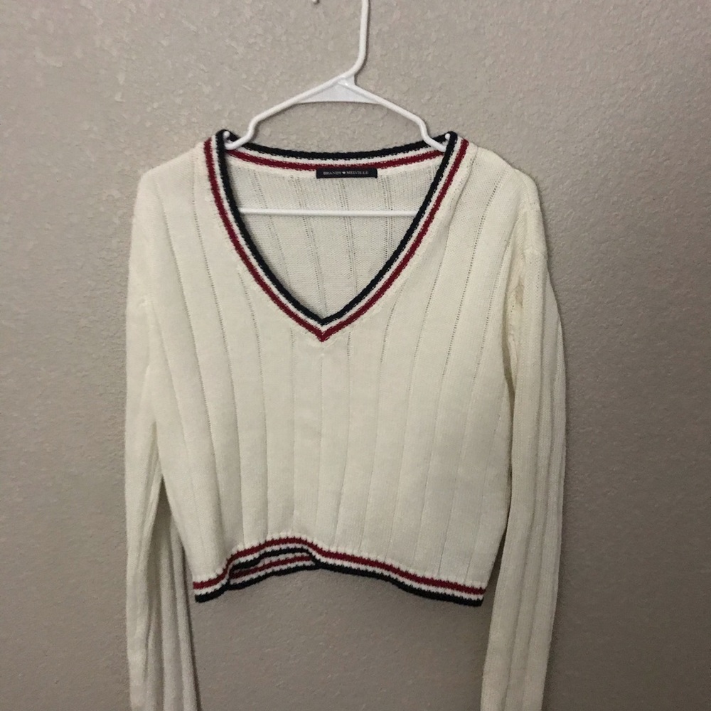 brandy melville v-neck sweater